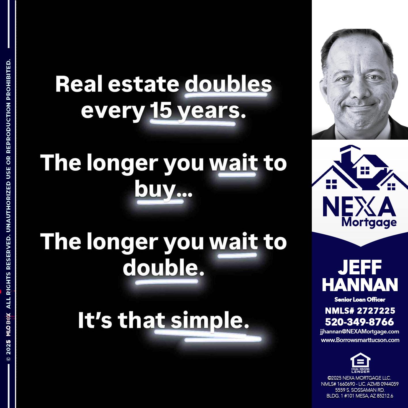 REAL ESTATE - Jeff Hannan -Senior Loan Officer