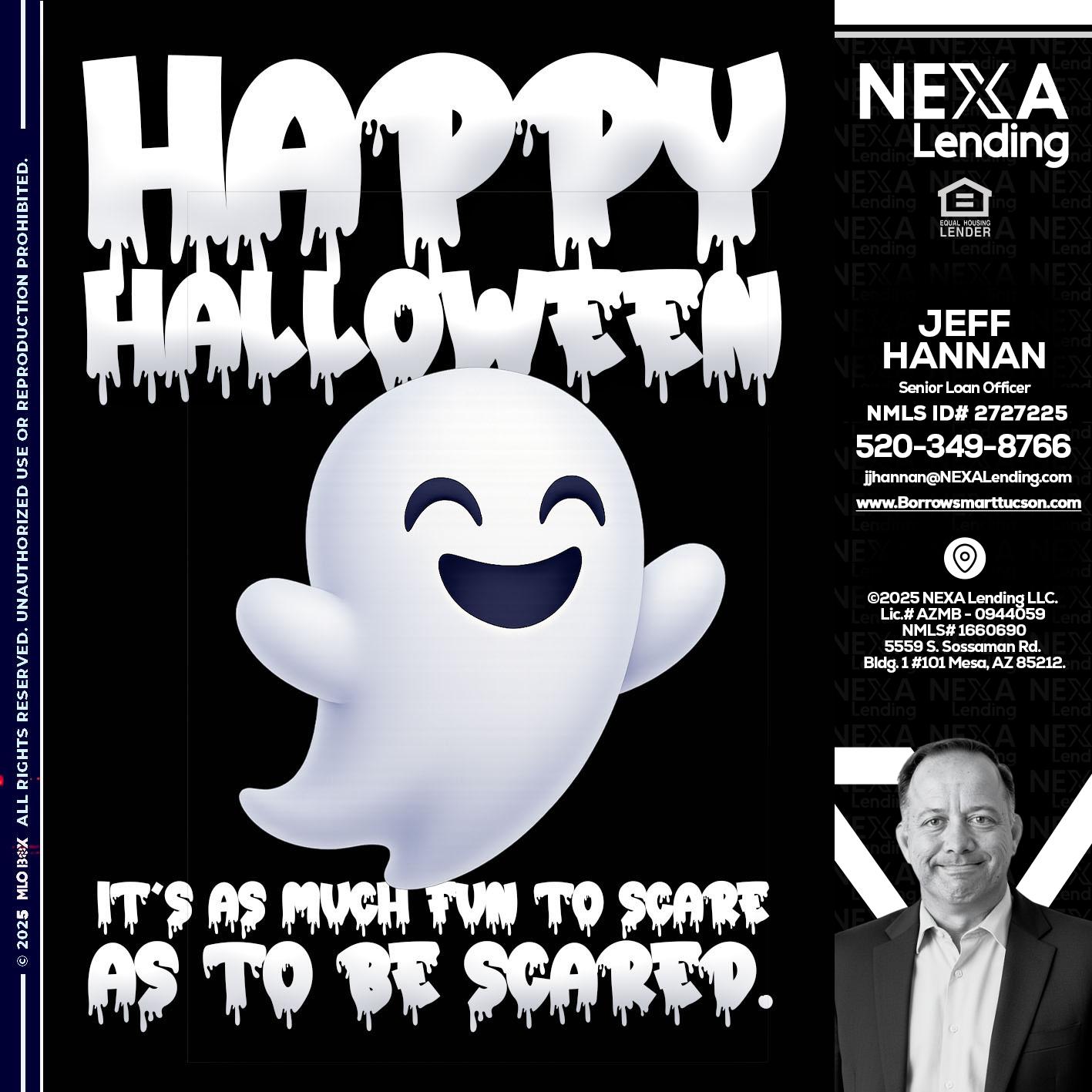 HAPPY HALLOWEEN - Jeff Hannan -Senior Loan Officer