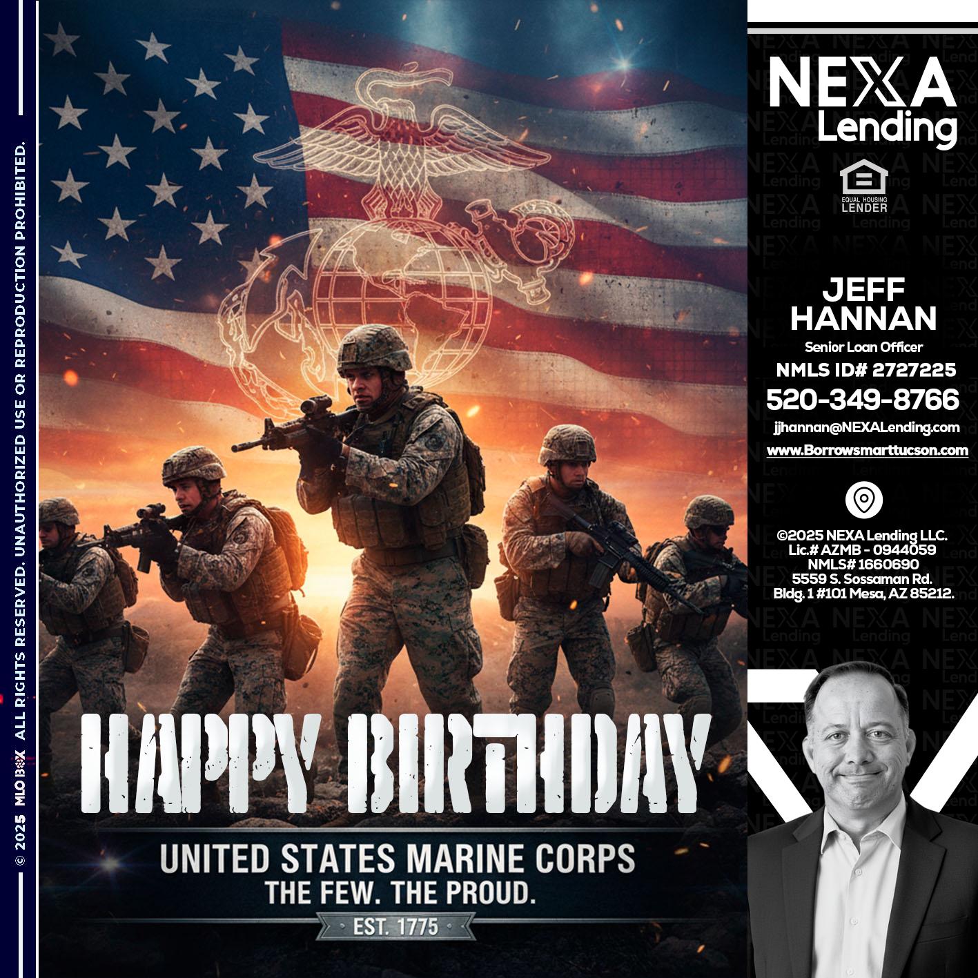 happy birthday - Jeff Hannan -Senior Loan Officer