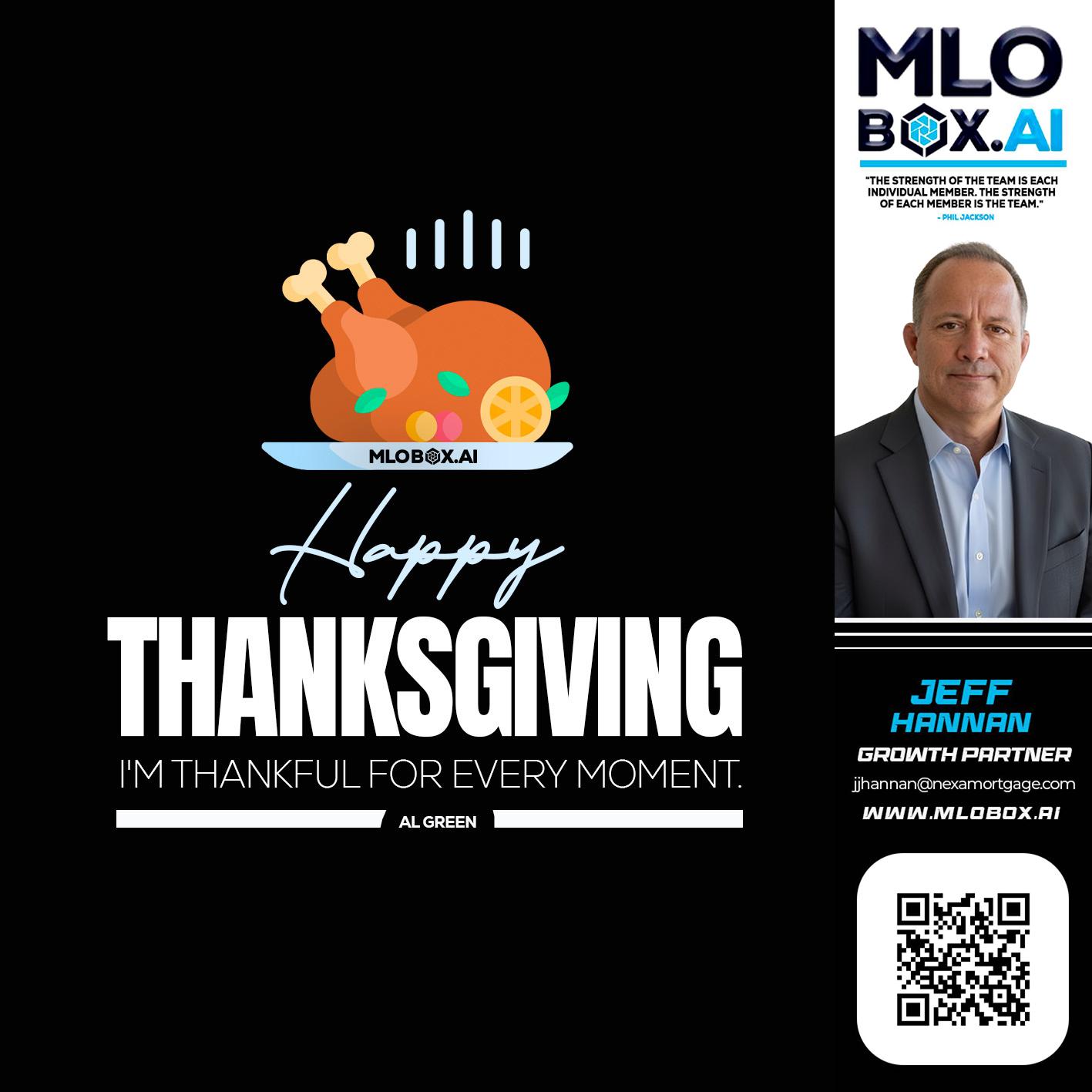 HAPPY THANKSGIVING - Jeff Hannan -Senior Loan Officer