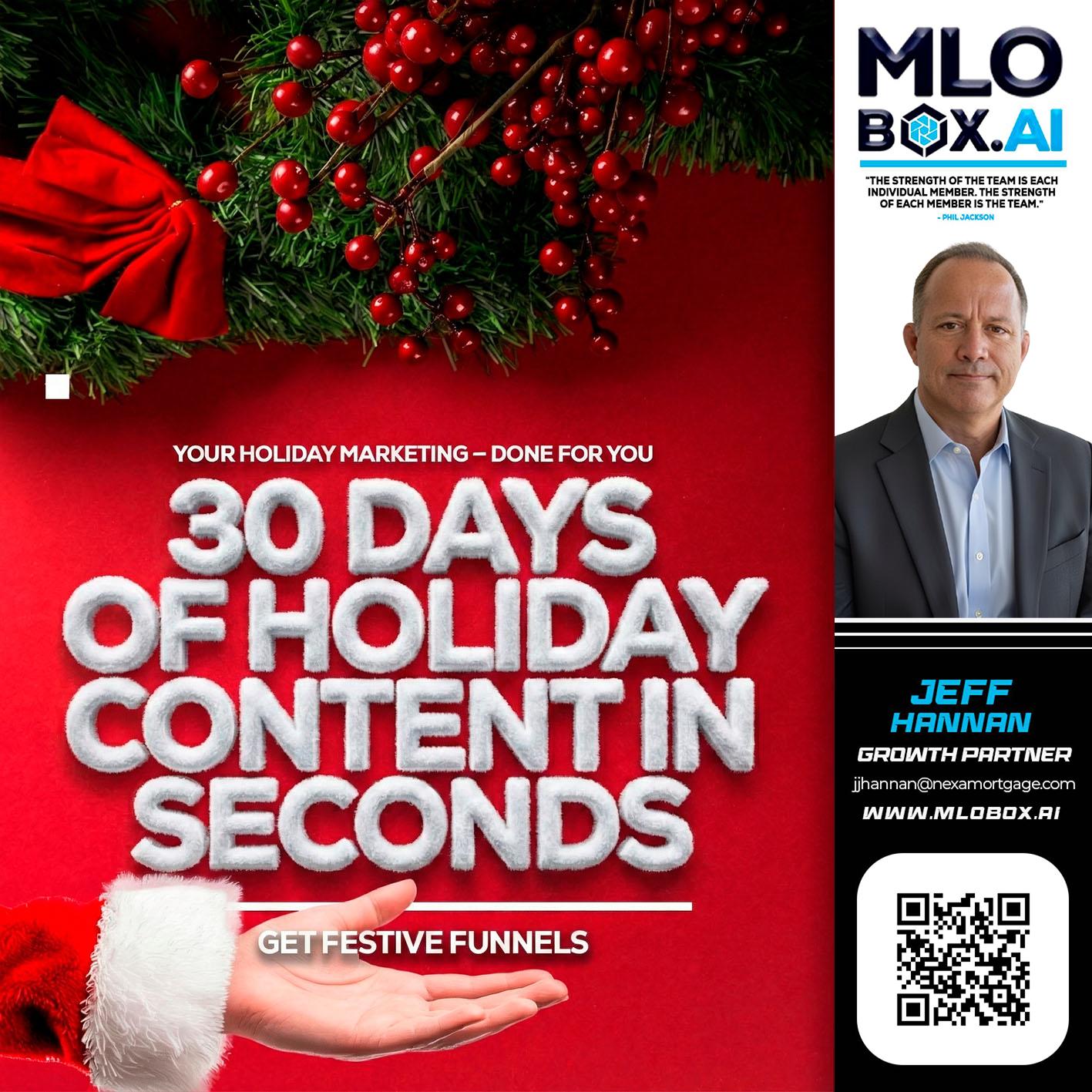 30 DAYS - Jeff Hannan -Senior Loan Officer