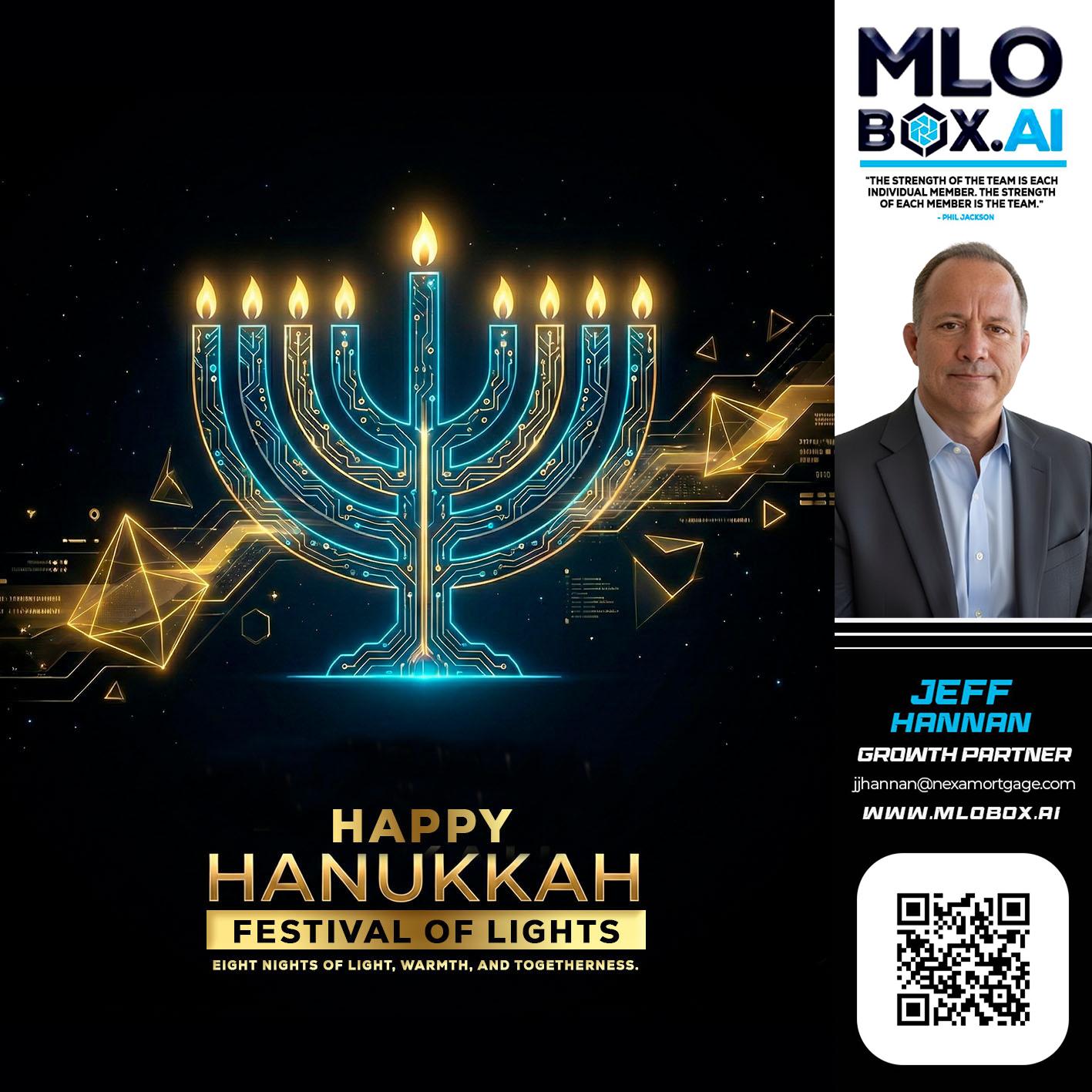 happy Hanukkah - Jeff Hannan -Senior Loan Officer
