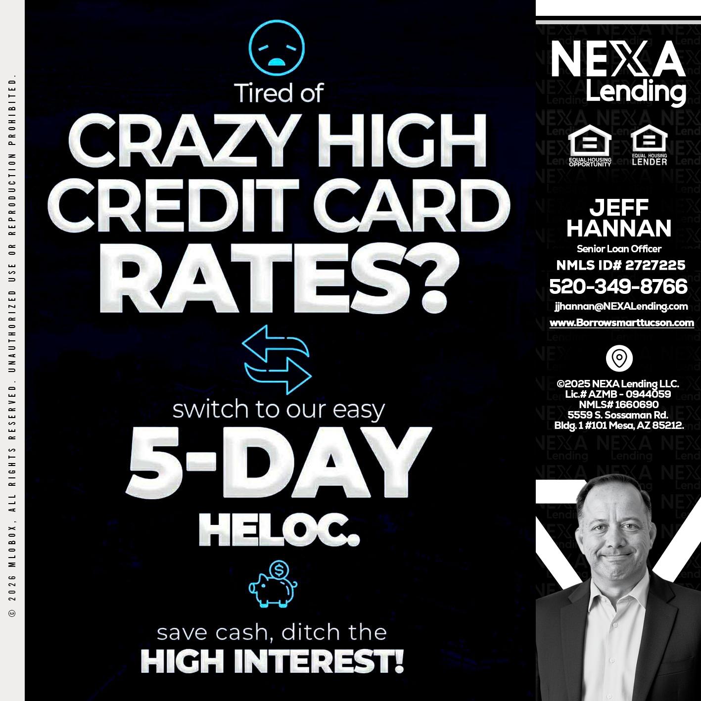 CRAZY HIGH - Jeff Hannan -Senior Loan Officer