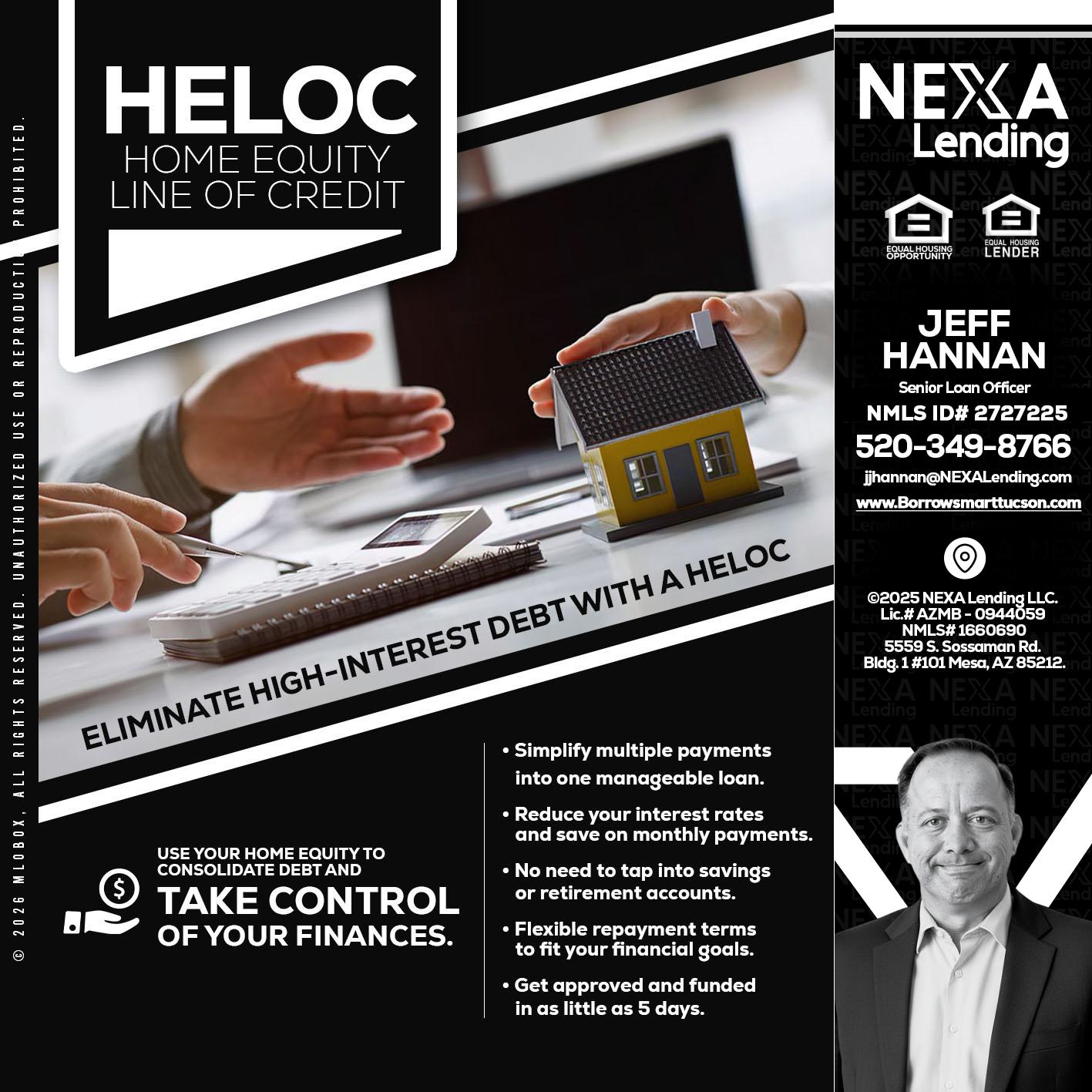 HELOC - Jeff Hannan -Senior Loan Officer