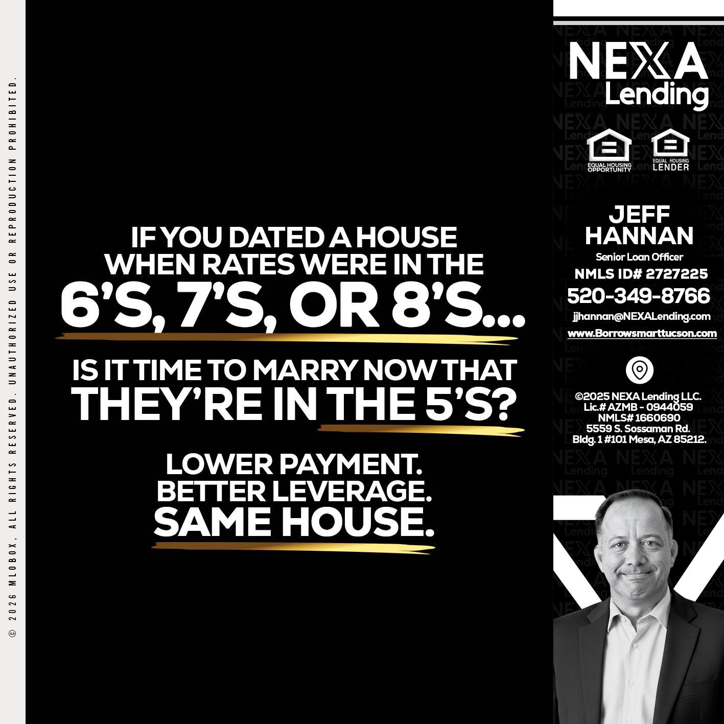 if you dated a house - Jeff Hannan -Senior Loan Officer