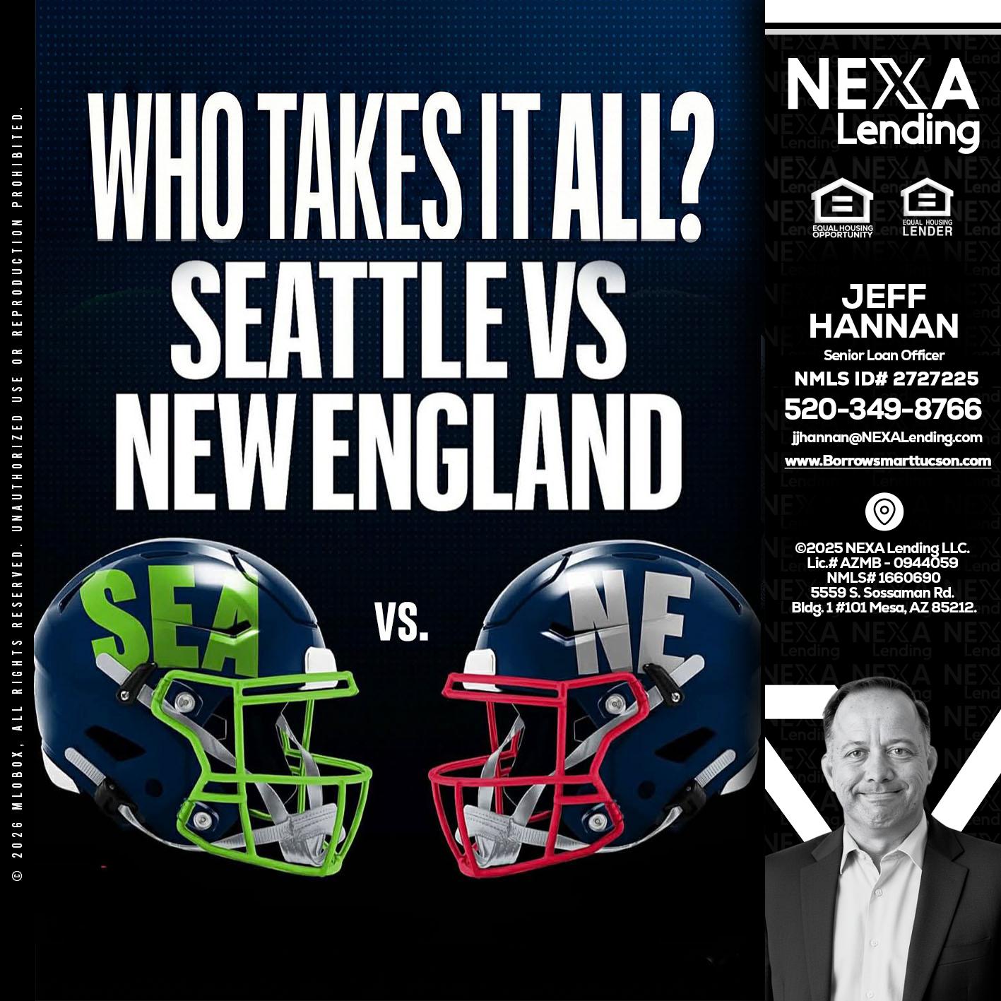 WHO TAKE IT ALL? - Jeff Hannan -Senior Loan Officer
