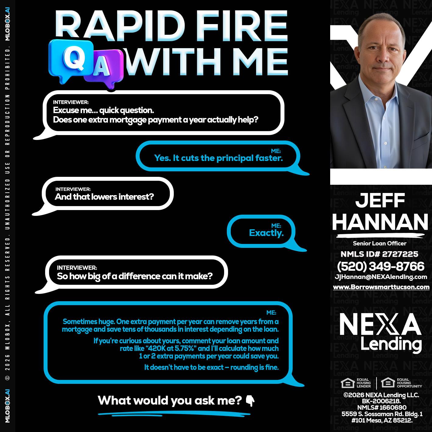 RAPID Q&A - Jeff Hannan -Senior Loan Officer