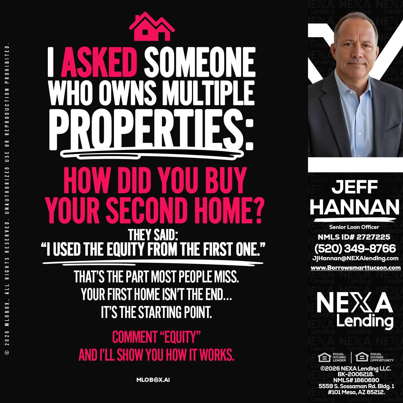 I ASKED SOMEONE - Jeff Hannan -Senior Loan Officer