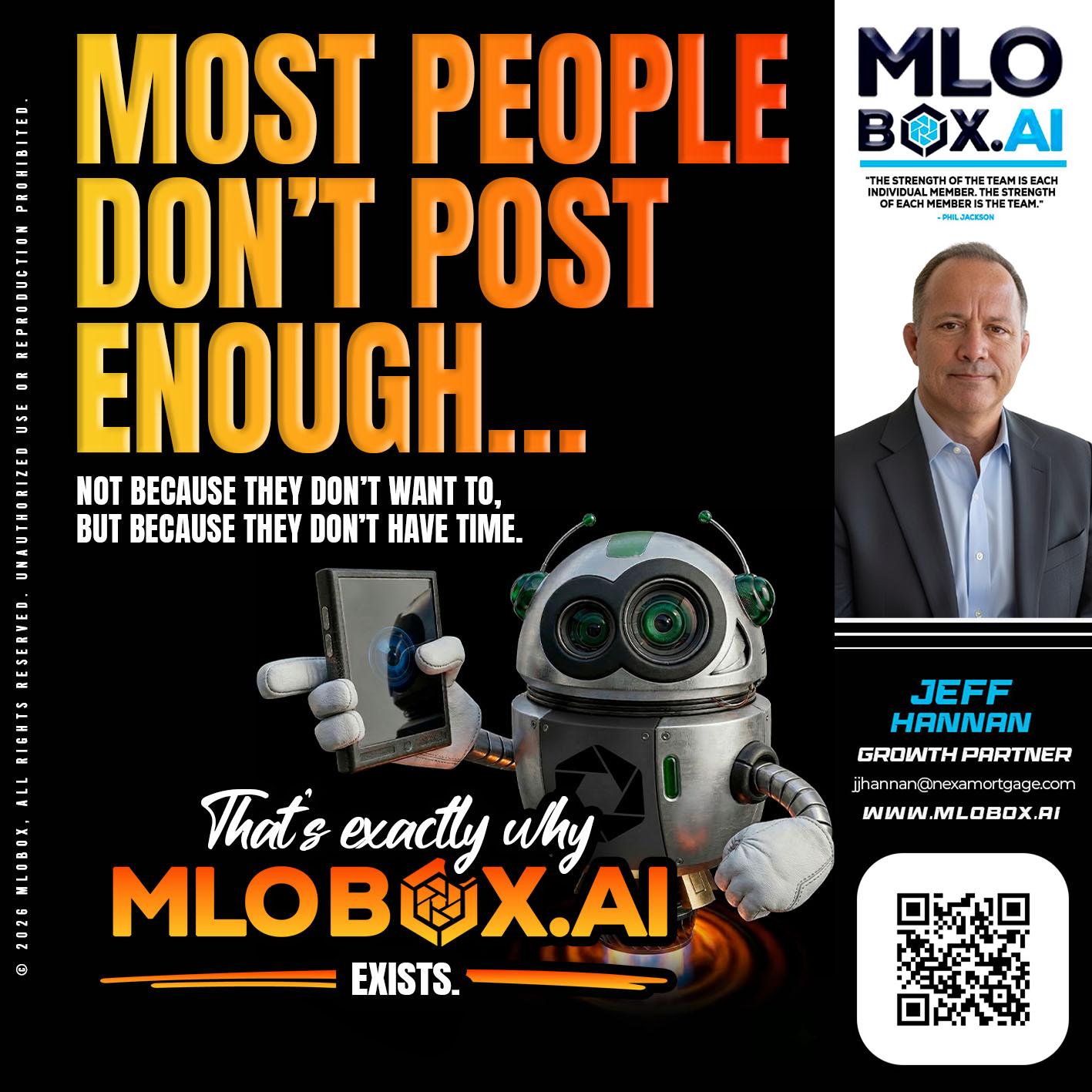 most people - Jeff Hannan -Senior Loan Officer