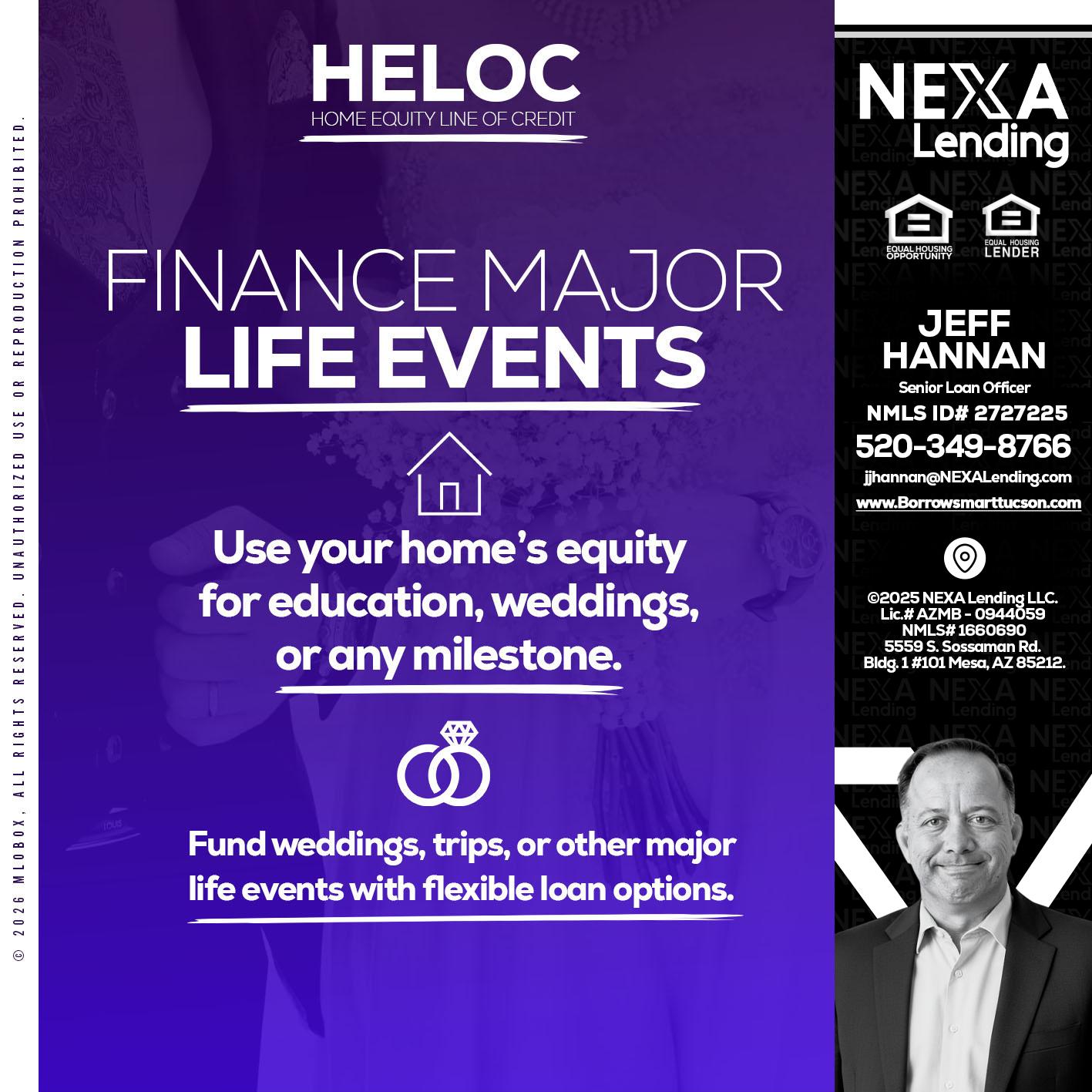 HELOC - Jeff Hannan -Senior Loan Officer