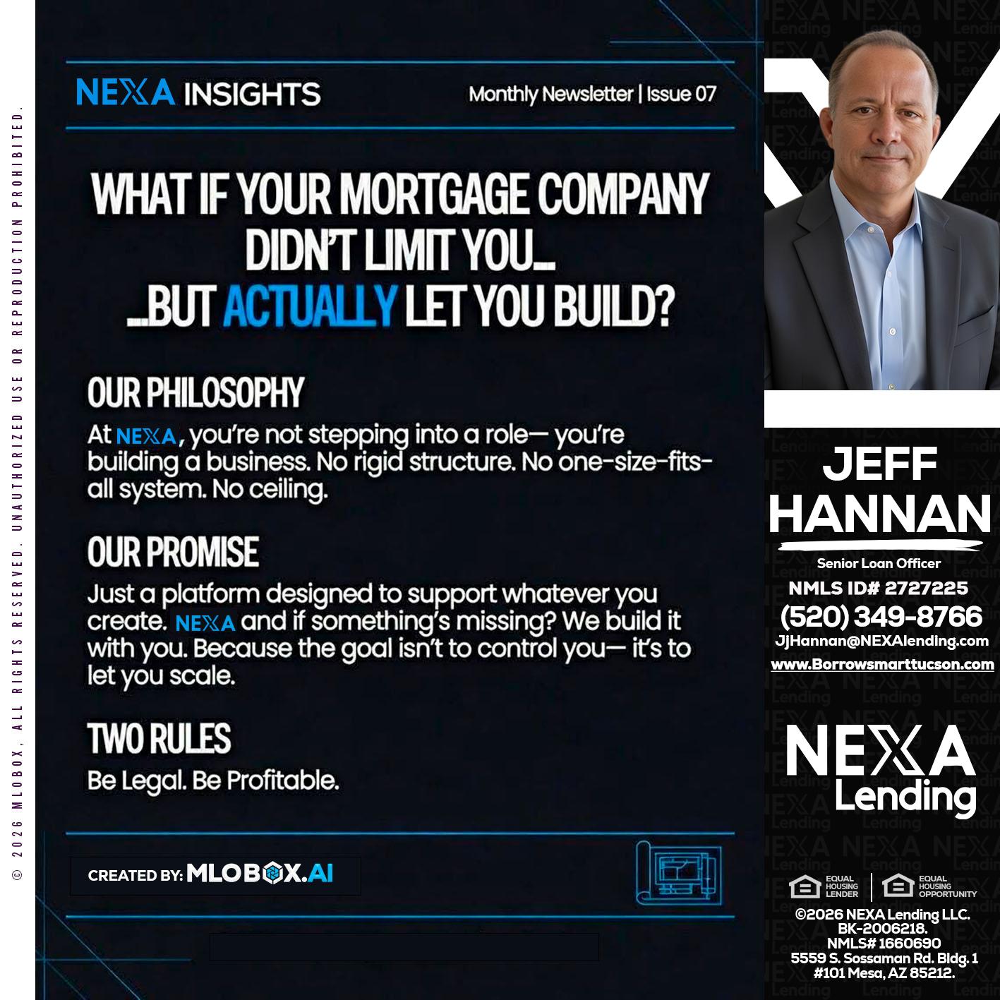 NEXA INSIGHTS - Jeff Hannan -Senior Loan Officer
