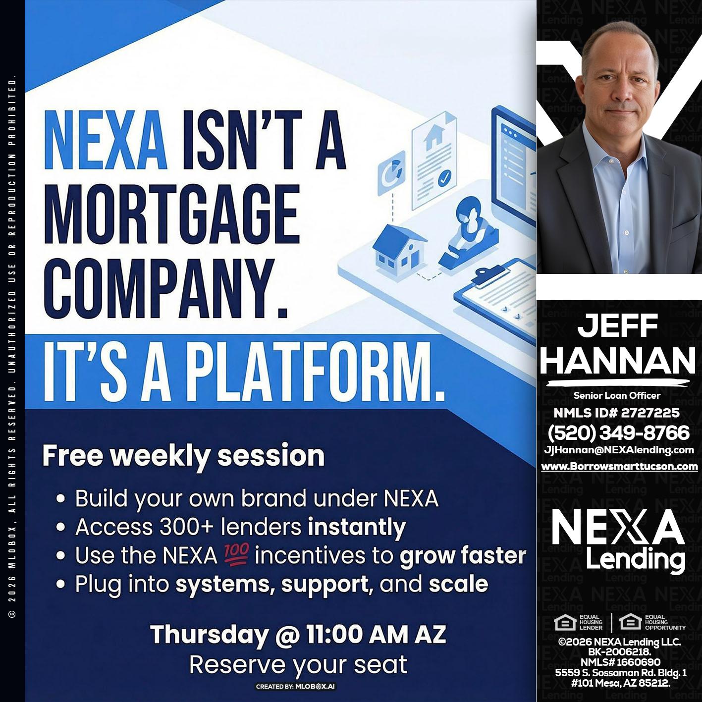 NEXA ISNT - Jeff Hannan -Senior Loan Officer