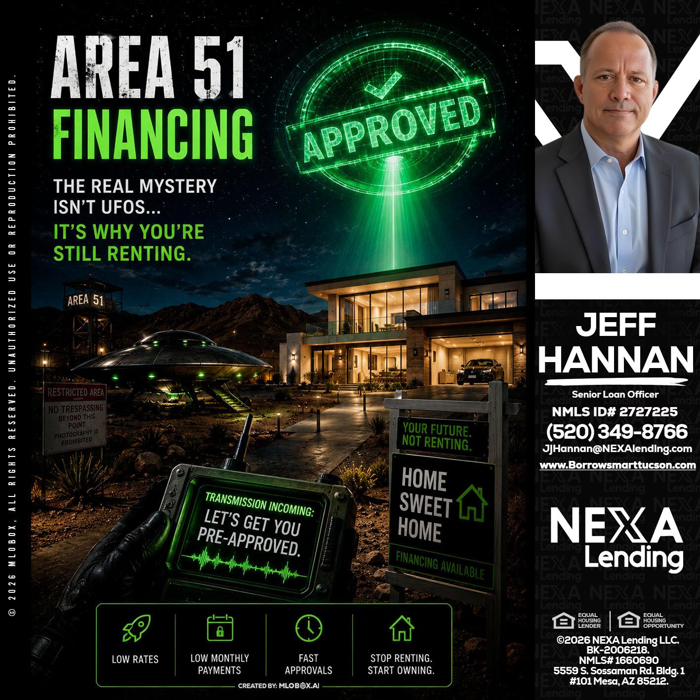 AREA 51 - Jeff Hannan -Senior Loan Officer