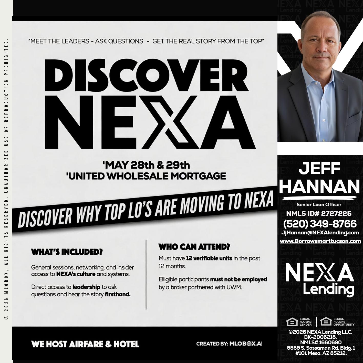 DISCOVER NEXA - Jeff Hannan -Senior Loan Officer