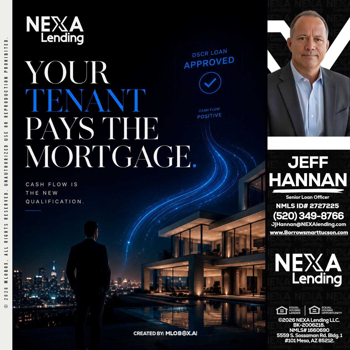 DSCR LOANS - Jeff Hannan -Senior Loan Officer