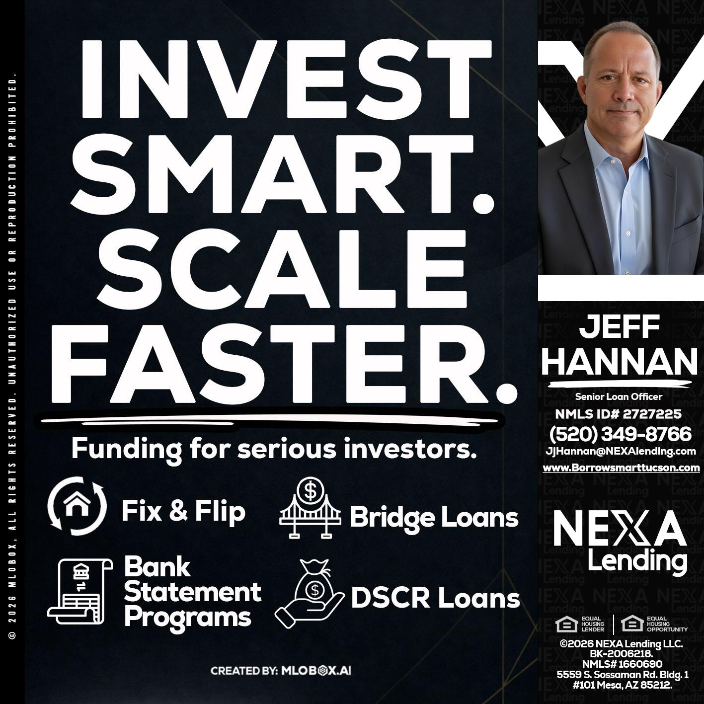 INVEST SMART - Jeff Hannan -Senior Loan Officer